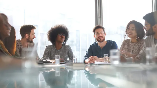 team, collaboration, meeting, business, professional, office, discussion, strategy, planning, communication, innovation, leadership, success, modern, workplace, growth opportunities, ideas, teamwork, initiative, development. Plan an appointment setting agencies strategy that survives contact with sales
